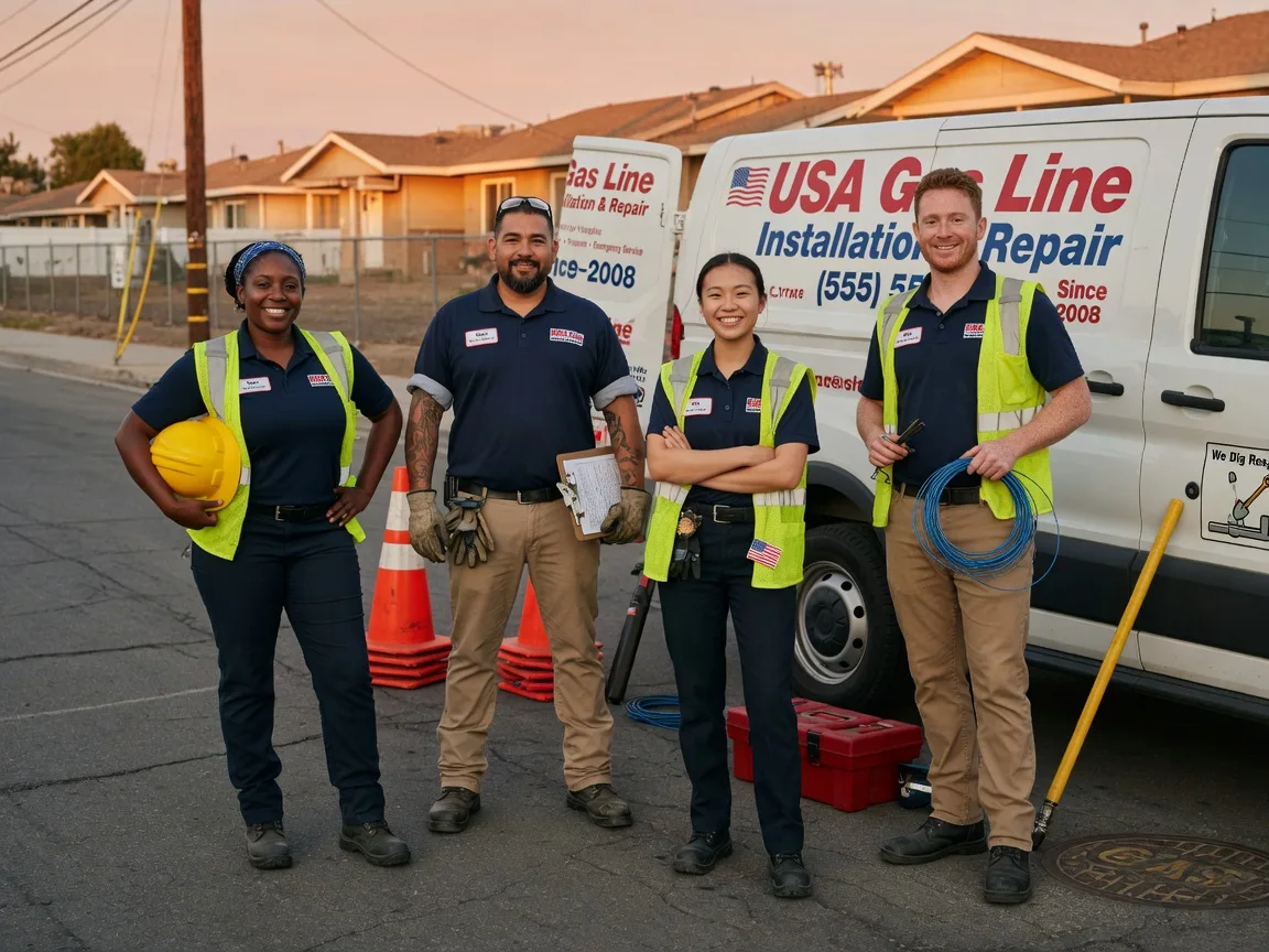 Gas Line Installation company in Badin, NC